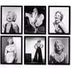 Dipinto vintage Marilyn Monroe in bianco e nero
