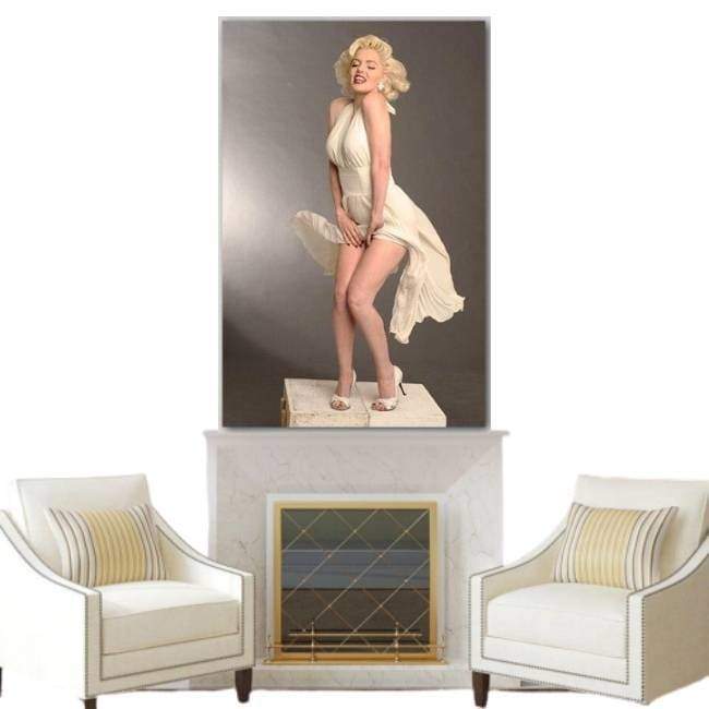 Dipinto Vintage Pop Art di Marilyn Monroe