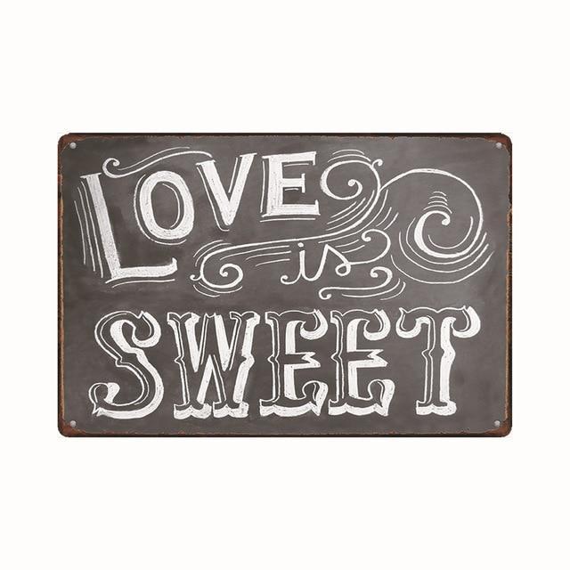 Pittura in metallo vintage