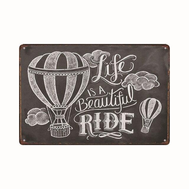 Pittura in metallo vintage