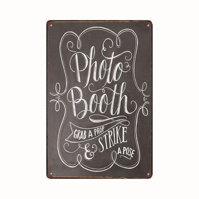 Pittura in metallo vintage