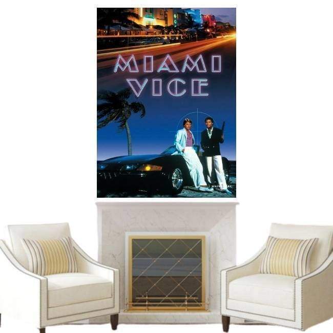 Dipinto Vintage Miami Vice