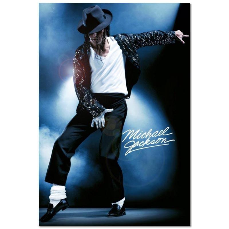 Dipinto Vintage di Michael Jackson