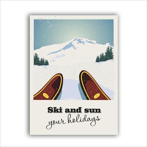 Pittura di montagna Vintage