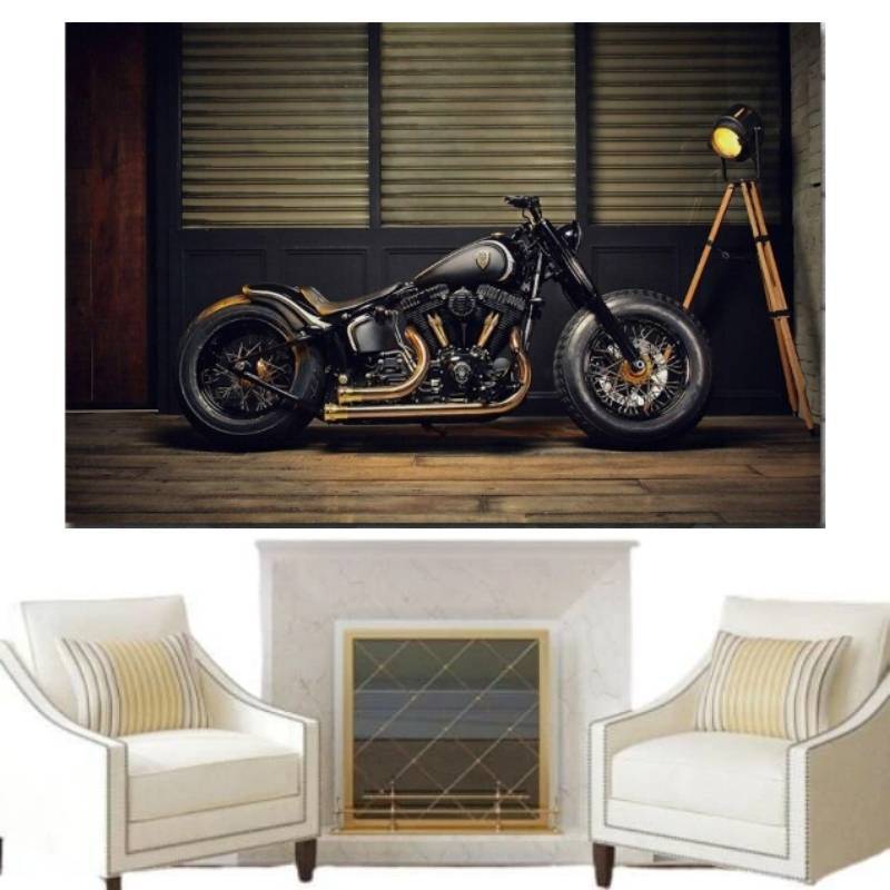 Pittura moto Vintage