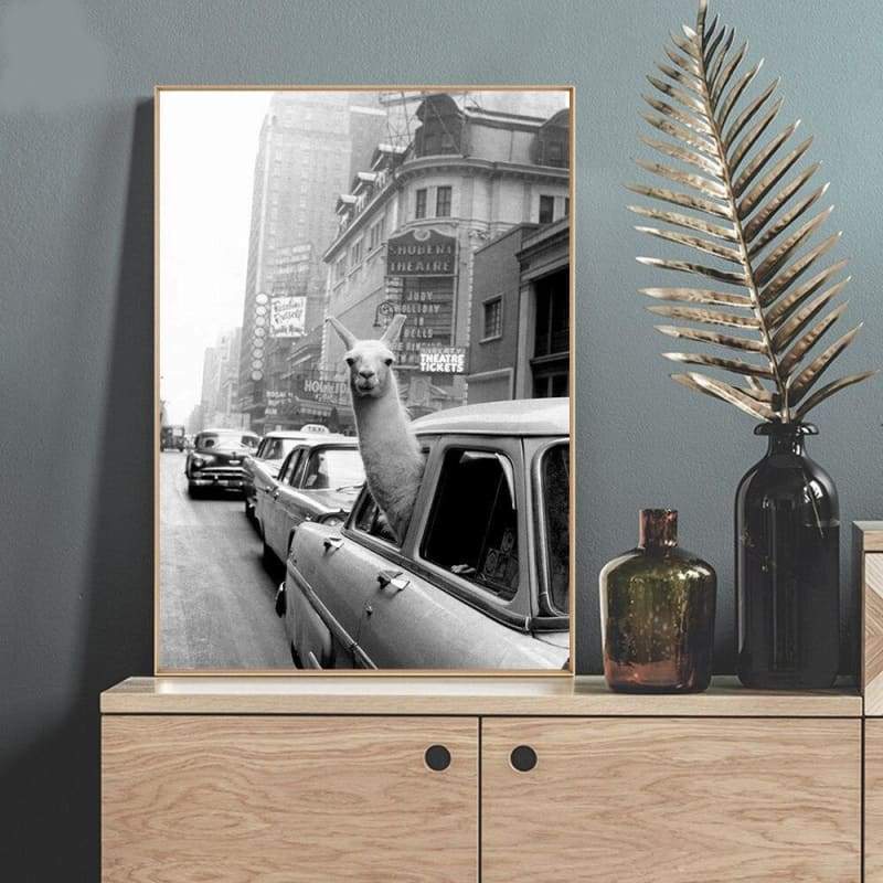 Pittura murale vintage di New York