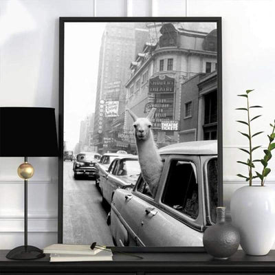 Pittura murale vintage di New York
