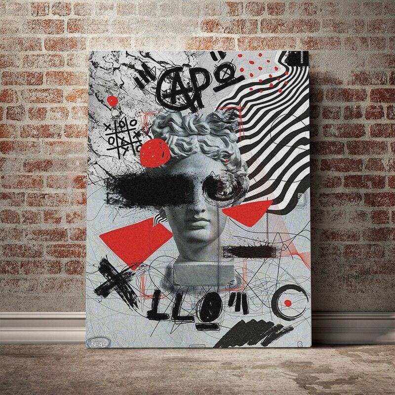 Pittura vintage di arte di strada di New York