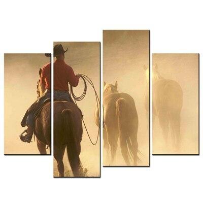 Pittura Vintage del West americano