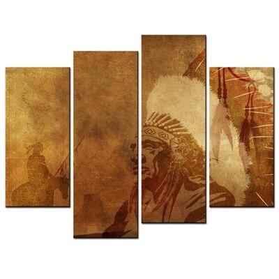 Pittura Vintage del West americano