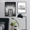 Dipinto Vintage New York Manhattan Bridge