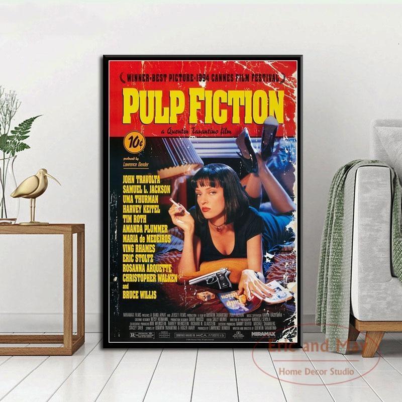 Pulp Fiction Pittura Vintage