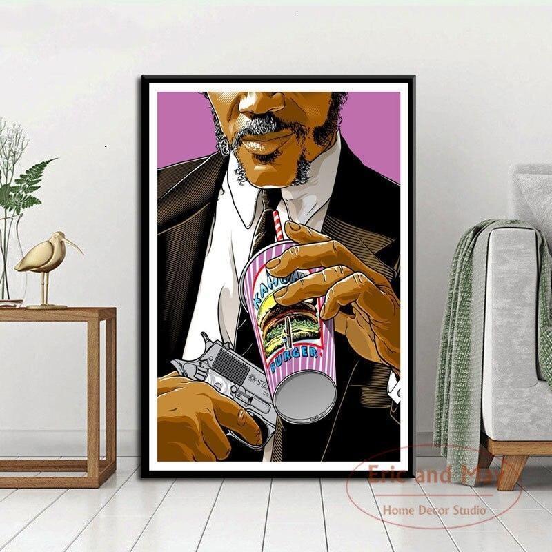 Pulp Fiction Pittura Vintage