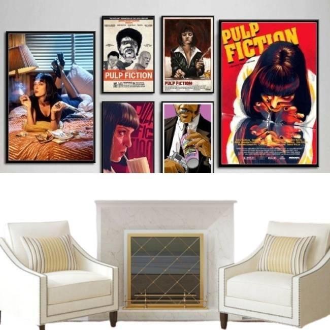 Pulp Fiction Pittura Vintage