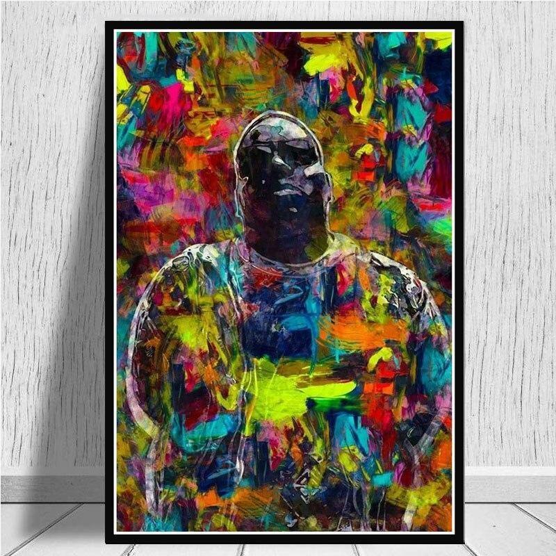 Dipinto rapper americano Vintage