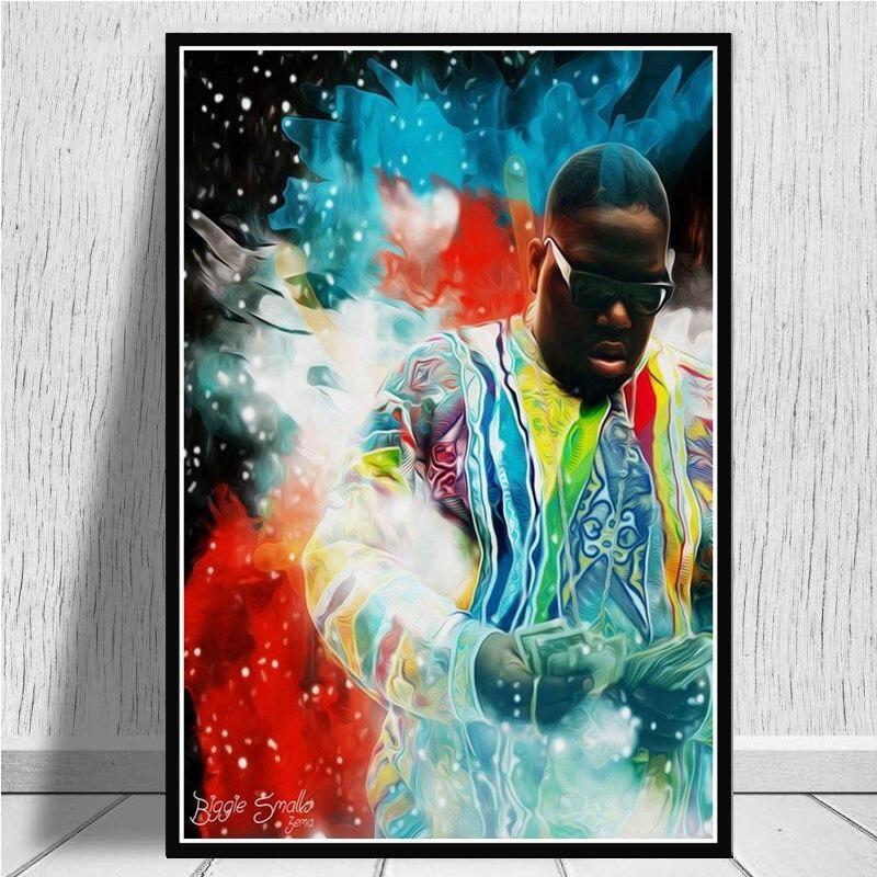 Dipinto rapper americano Vintage
