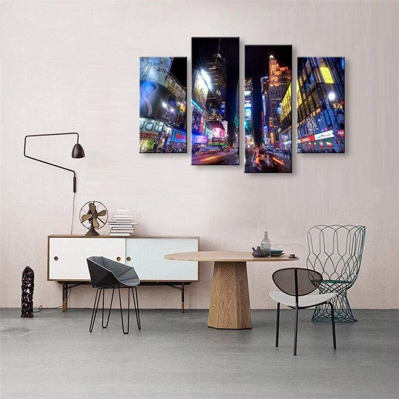 Dipinto vintage del ristorante di New York