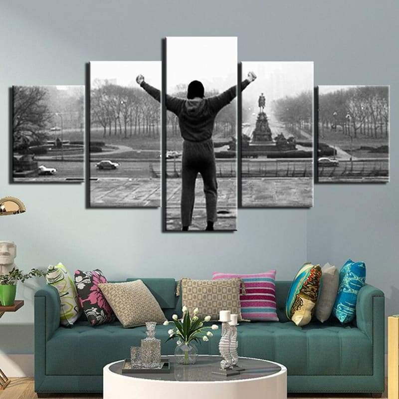 Dipinto vintage Rocky Balboa