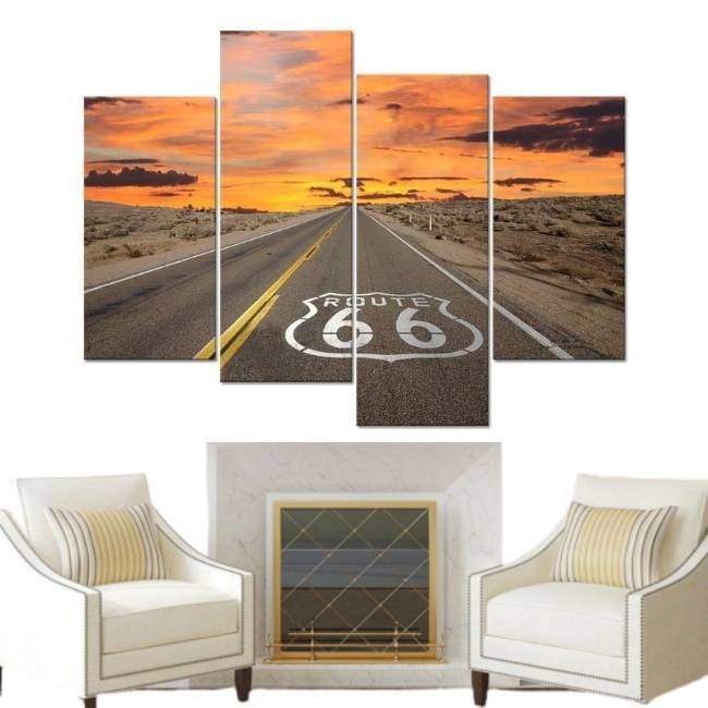 Pittura vintage Route 66