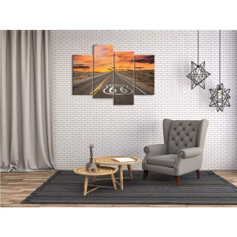 Pittura vintage Route 66