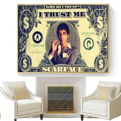 Pittura Scarface Vintage