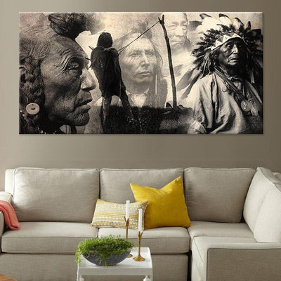 Pittura in stile indiano vintage