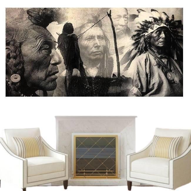 Pittura in stile indiano vintage