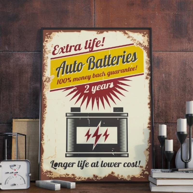 Tavolo in stile industriale vintage