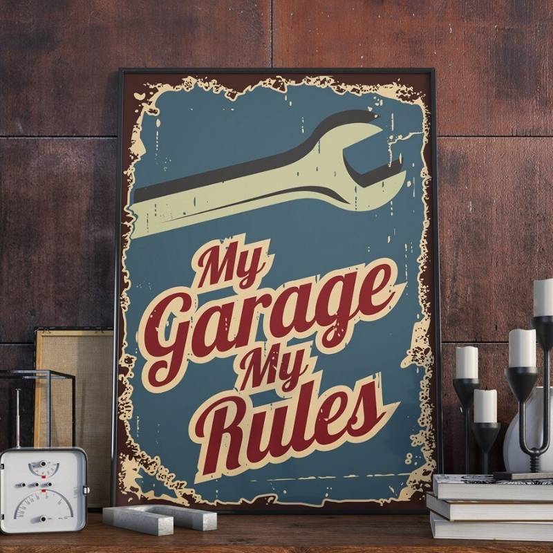 Tavolo in stile industriale vintage