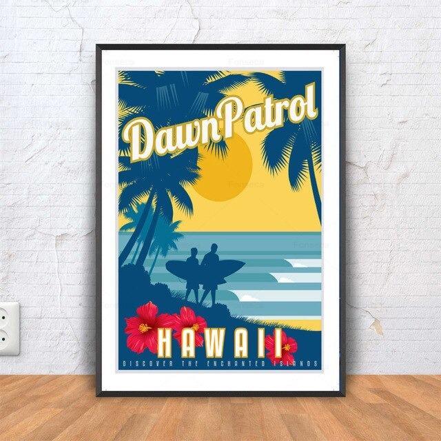 Pittura da surf Vintage