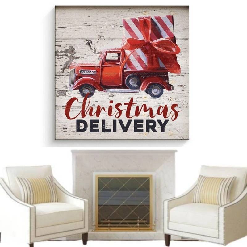 Dipinto di trattore Vintage