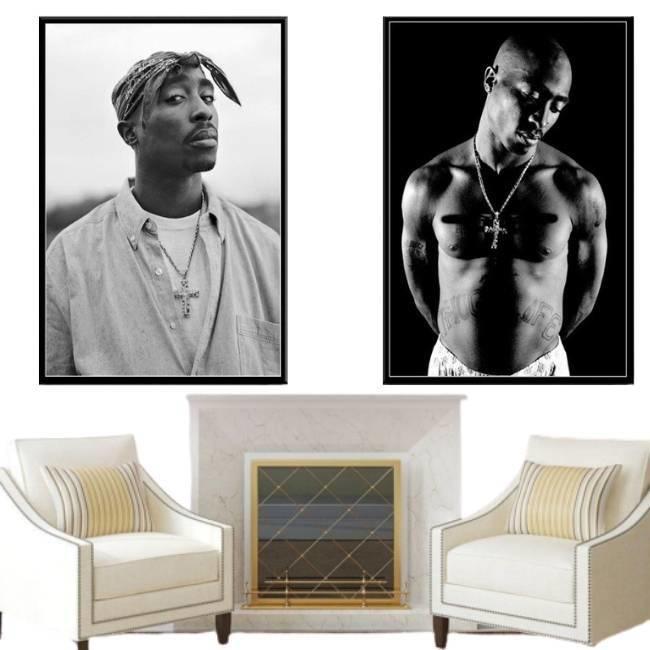 Dipinto Tupac Vintage