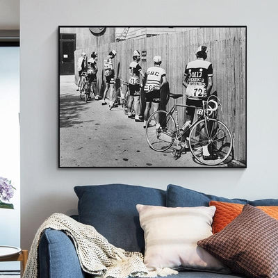 Dipinto di biciclette Vintage
