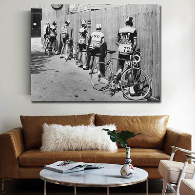 Dipinto di biciclette Vintage