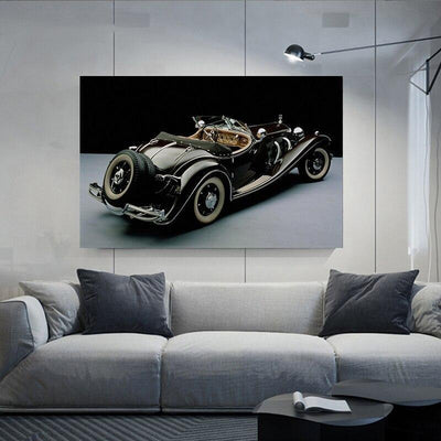 Vecchia automobile della pittura dell'annata