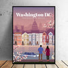 Pittura Vintage di Washington