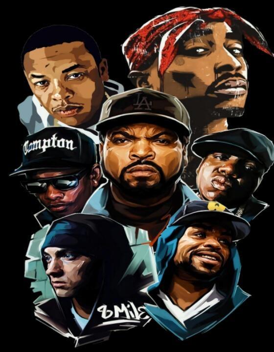 Pittura vintage della costa occidentale