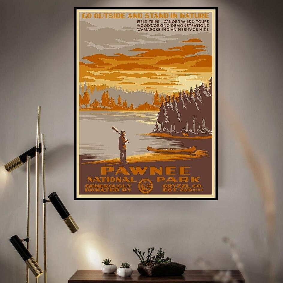 Dipinto Vintage di Yellowstone