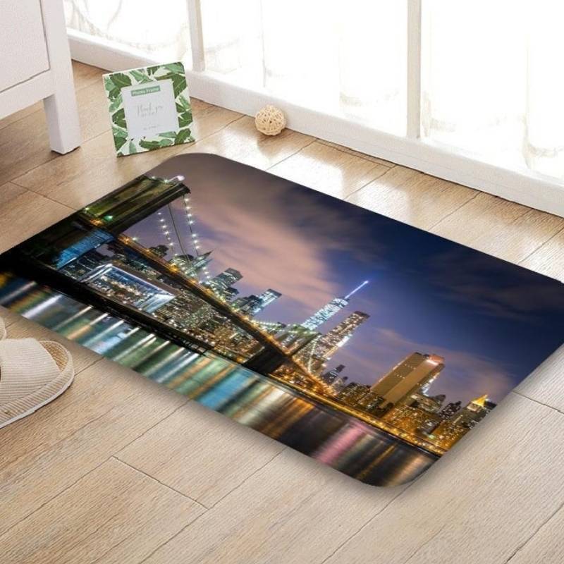 Tappetino da bagno vintage New York