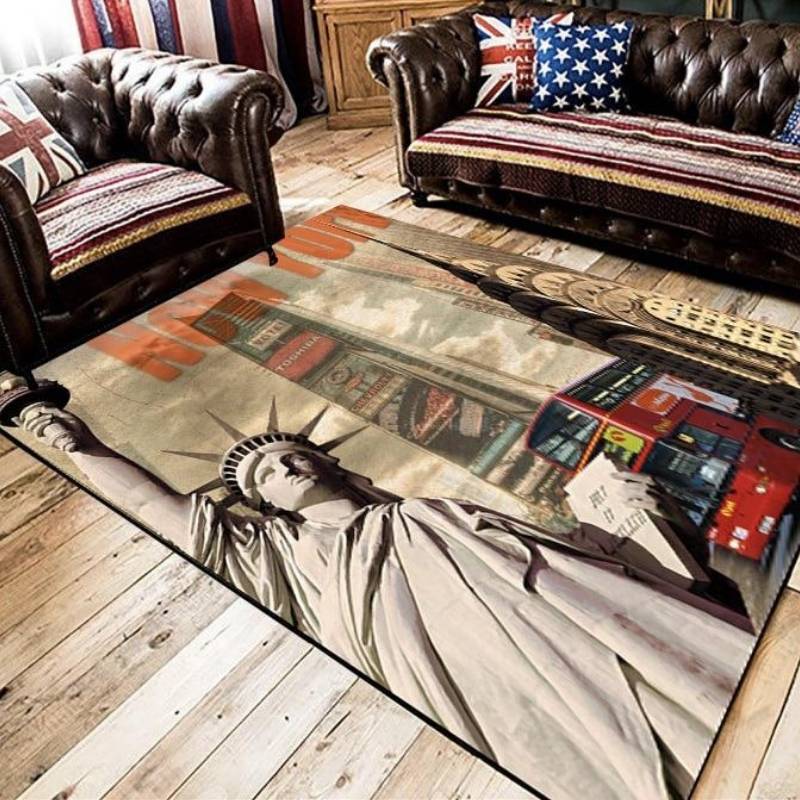 Tappeto da salotto vintage New York