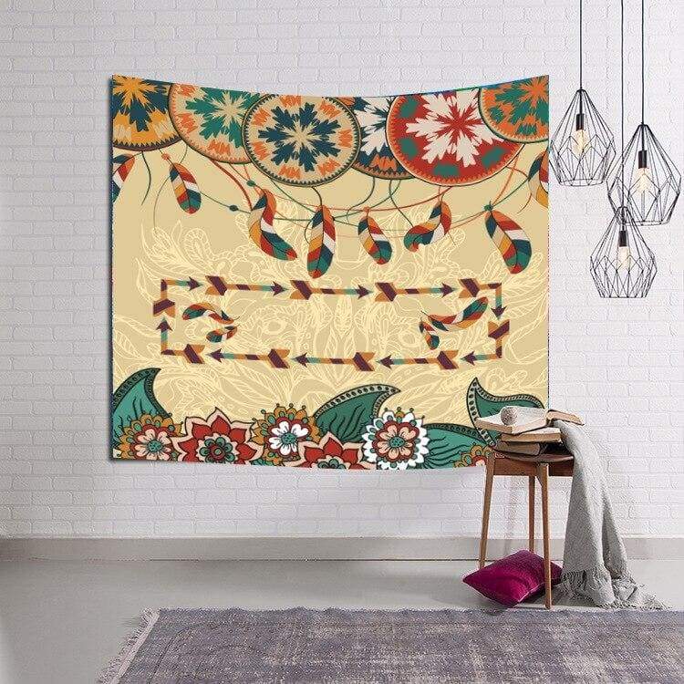 Arazzo da parete indiano vintage