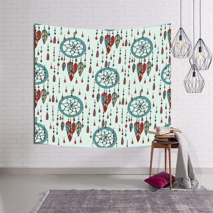 Arazzo da parete indiano vintage