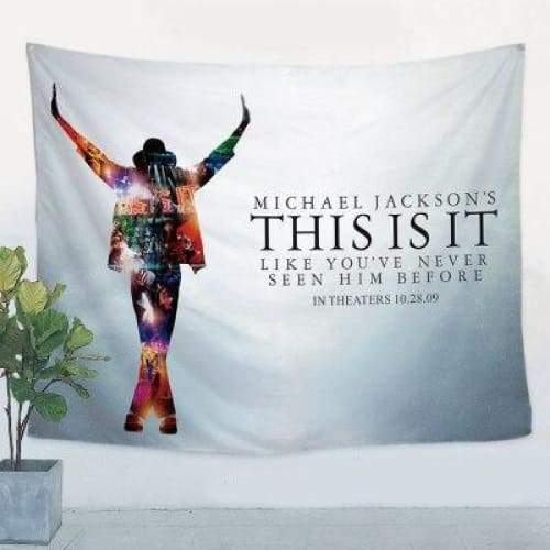 Arazzo vintage di Michael Jackson