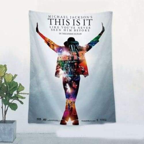 Arazzo vintage di Michael Jackson