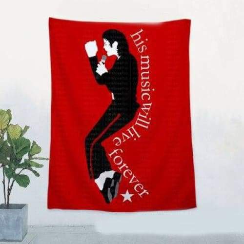 Arazzo vintage di Michael Jackson