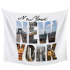 Poster da parete con tappezzeria vintage New York