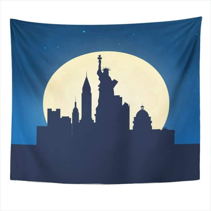 Arazzo vintage in stile New York