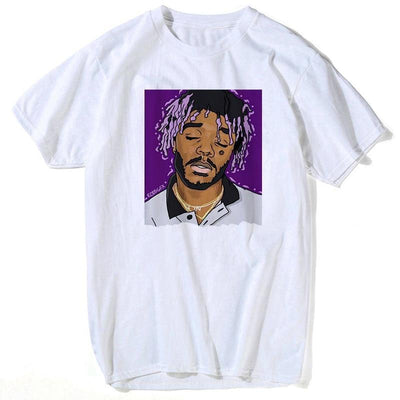 Maglietta vintage 2pac da uomo
