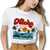 T-shirt Aloha vintage da donna