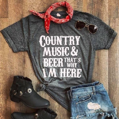 Maglietta di musica country vintage